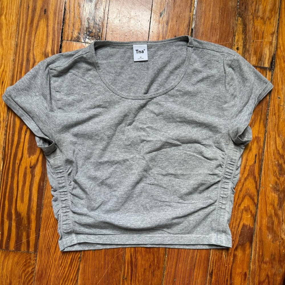 Aritzia tna gray heathered top